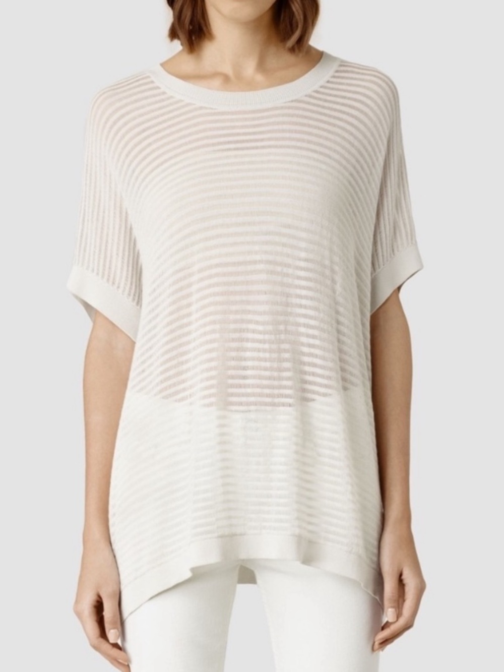 All Saints Knit Ladder Tee